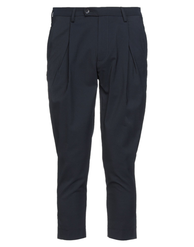 Shop Futuro Man Pants Midnight Blue Size 34 Polyester, Virgin Wool, Elastic Fibres