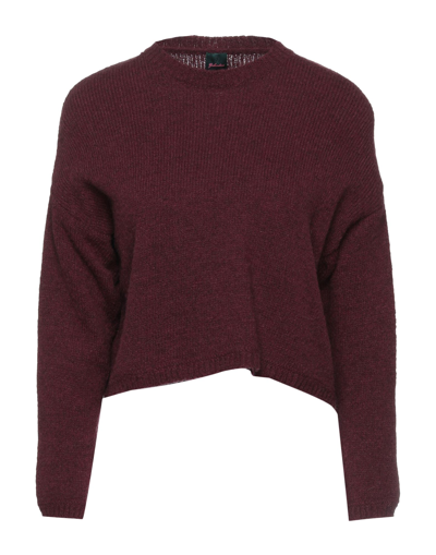 Shop Gabardine Woman Sweater Deep Purple Size M Wool, Acrylic, Alpaca Wool, Viscose