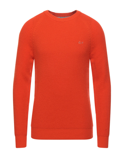 Shop Sun 68 Sweaters In Orange