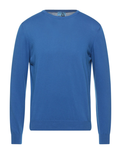 Shop Heritage Man Sweater Blue Size 36 Cotton