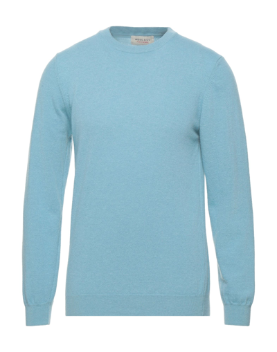 Shop Wool & Co Sweaters In Sky Blue