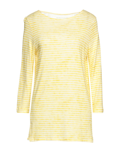 Shop Majestic Filatures Woman Sweater Yellow Size 3 Viscose, Linen