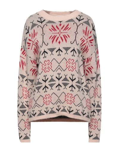 Shop Kontatto Woman Sweater Blush Size Onesize Wool, Acrylic