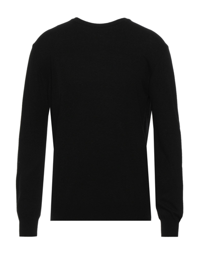 Shop Spadalonga Man Sweater Black Size Xxl Polyamide, Virgin Wool, Viscose, Cashmere