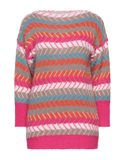 Shop Croche Crochè Woman Sweater White Size M Polyamide, Acrylic, Wool