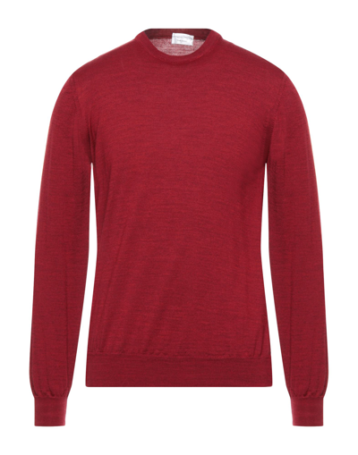 Shop Spadalonga Man Sweater Red Size 42 Virgin Wool, Acrylic