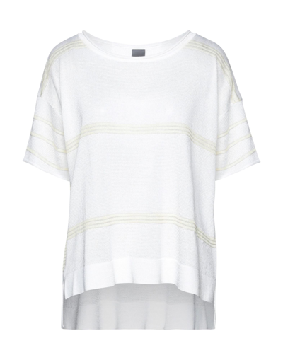 Shop Lorena Antoniazzi Woman Sweater White Size 6 Viscose, Polyester