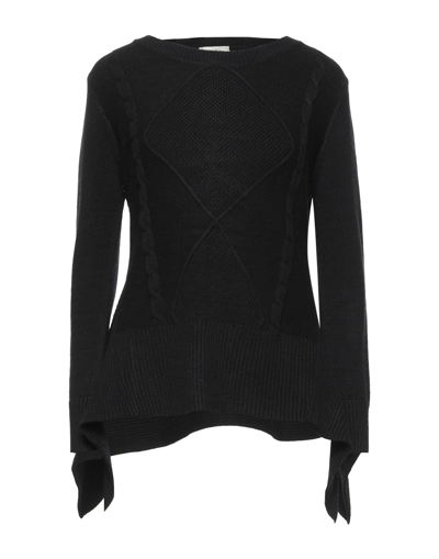 Shop Cashmere Company Woman Sweater Black Size 6 Wool, Cashmere, Nylon, Elastane