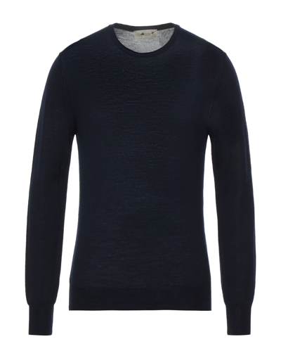 Shop Irish Crone Sweaters In Dark Blue