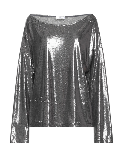 Shop Simona-a Simona A Woman Sweater Silver Size S Polyester