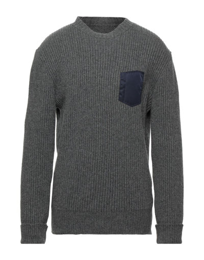 Shop Maison Margiela Man Sweater Grey Size S Alpaca Wool, Polyamide