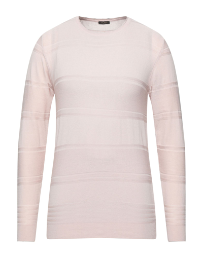 Shop Ne Pas Man Sweater Blush Size Xxl Cotton In Pink