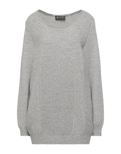 Shop Giulia Valli Woman Sweater Grey Size Xl Viscose, Polyester, Polyamide