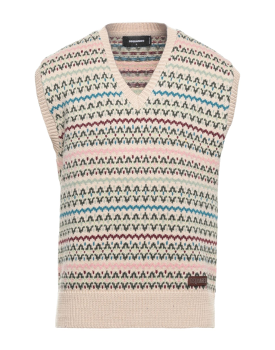 Dsquared2 Sweaters In Beige