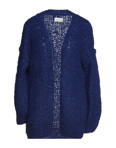 Shop Maison Hotel Woman Cardigan Blue Size S Polyamide, Wool, Alpaca Wool