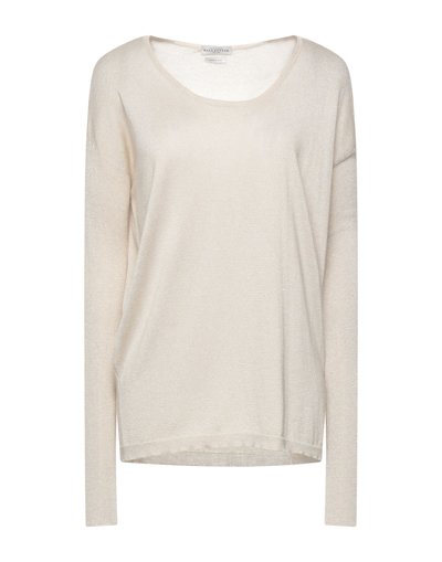 Shop Ballantyne Woman Sweater Sand Size 8 Viscose, Polyester In Beige