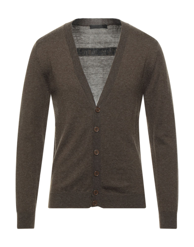 Shop Frankie Morello Cardigans In Brown