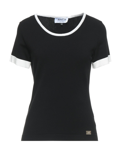 Shop Marta Studio Woman Sweater Black Size 8 Viscose, Polyester
