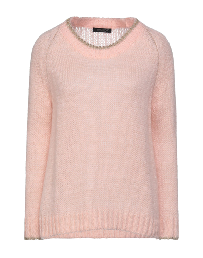 Shop Aragona Woman Sweater Light Pink Size 10 Acrylic, Polyamide, Mohair Wool