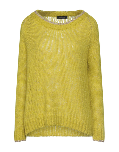 Shop Aragona Woman Sweater Acid Green Size 8 Acrylic, Polyamide, Mohair Wool