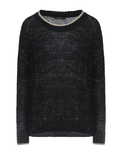 Shop Aragona Woman Sweater Black Size 10 Acrylic, Polyamide, Mohair Wool