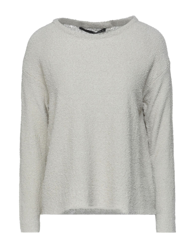 Shop Tortona 21 Woman Sweater Grey Size S Linen, Polyamide