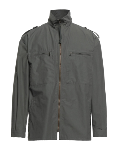 Shop Mr & Mrs Italy Man Overcoat & Trench Coat Grey Size M Cotton, Polyamide