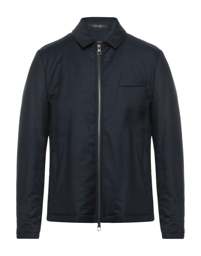 Shop Montecore Jackets In Dark Blue