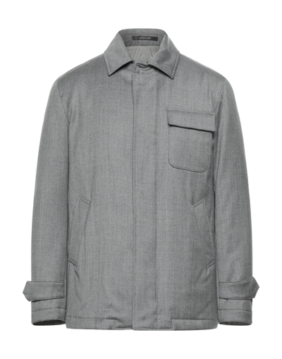 Shop Montecore Jackets In Grey