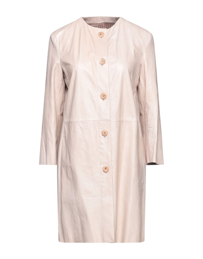 Shop Drome Woman Overcoat & Trench Coat Beige Size S Lambskin