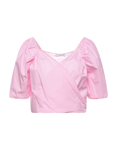 Shop Odi Et Amo Woman Top Pink Size 4 Cotton