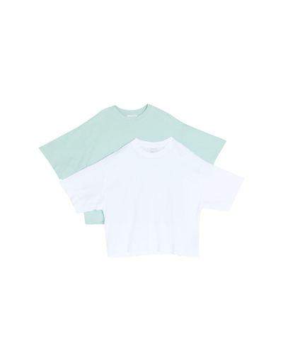 Shop Topshop Woman T-shirt White Size Xs Cotton