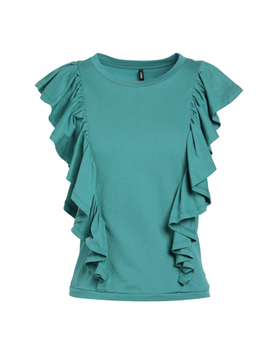 Shop Only Woman T-shirt Emerald Green Size S Cotton