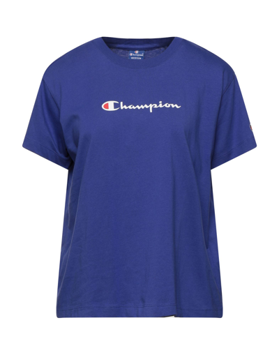 Shop Champion Woman T-shirt Purple Size Xs Cotton