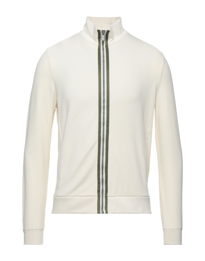 Shop Heritage Man Sweatshirt Ivory Size 40 Cotton, Elastane In White