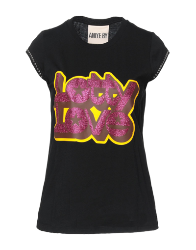 Shop Aniye By Woman T-shirt Black Size 10 Cotton