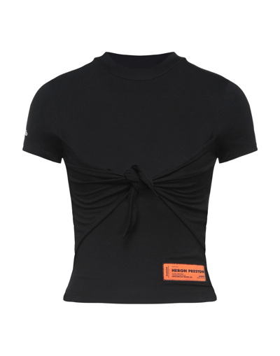 Heron Preston T-shirts In Black