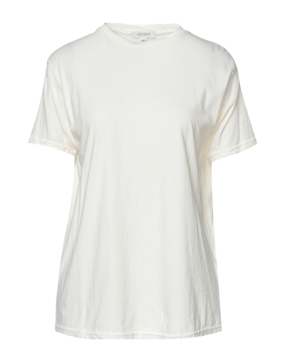 Shop Crossley Woman T-shirt Ivory Size S Cotton In White