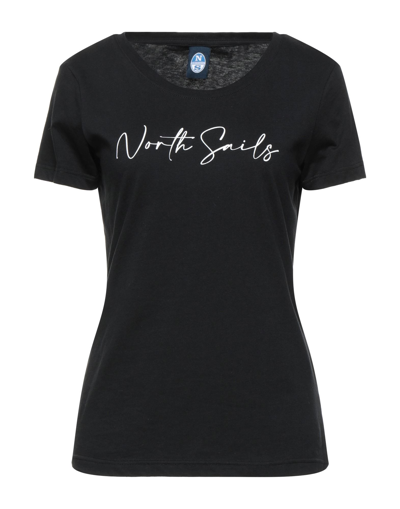 Shop North Sails Woman T-shirt Black Size S Cotton