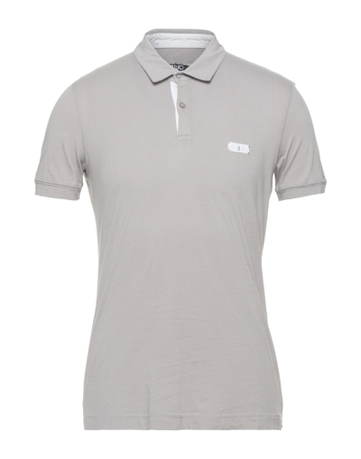 Shop Liu •jo Man Polo Shirts In Light Grey