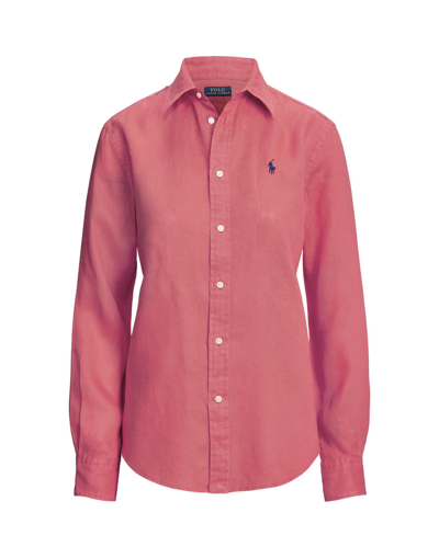 Shop Polo Ralph Lauren Shirts In Coral