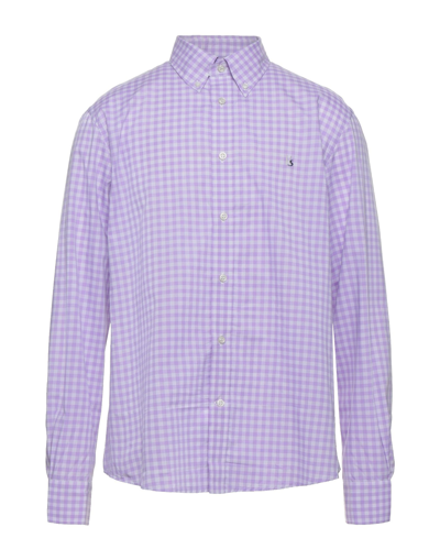 Shop Harmont & Blaine Man Shirt Light Purple Size L Cotton