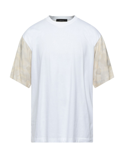 Shop Qasimi Man T-shirt White Size M Cotton, Elastane