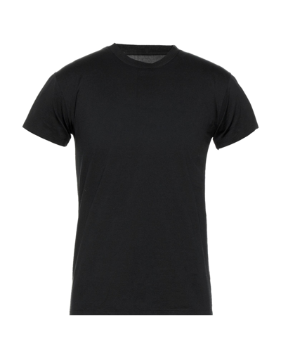 Shop Maison Margiela Man T-shirt Black Size M Cotton