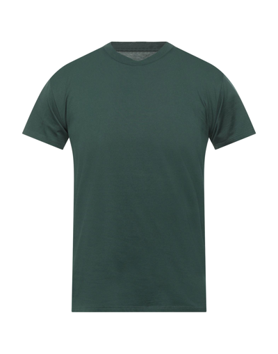 Shop Maison Margiela T-shirts In Dark Green