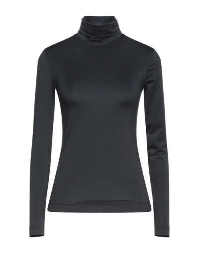 Shop Dries Van Noten Woman T-shirt Black Size S Polyester, Elastane