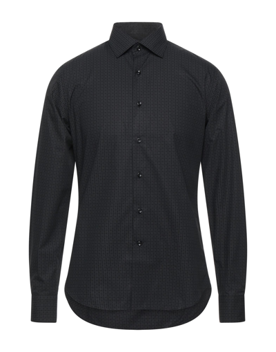 Shop Paul & Shark Man Shirt Black Size 15 ½ Cotton