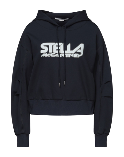 Shop Stella Mccartney Sweatshirts In Dark Blue