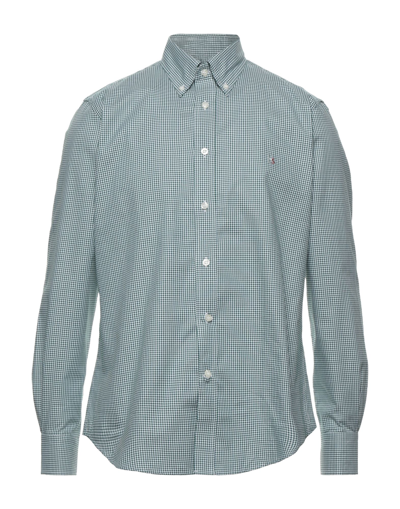 Shop Harmont & Blaine Shirts In Green