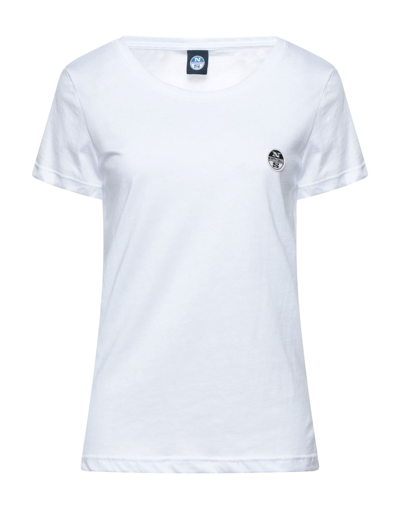 Shop North Sails Woman T-shirt White Size Xl Cotton